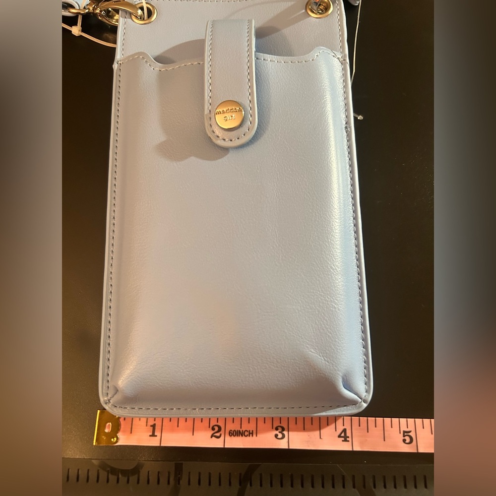 Madden Girl Light Blue Crossbody Phone case